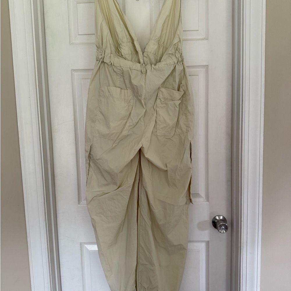 Zara Parachute Cargo Jumpsuit Sz Mediu - Picture 4 of 4